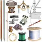 Grounding and Bonding Wire, Blocks, Clamps and Rods for Communications Towers, Masts and Mounts